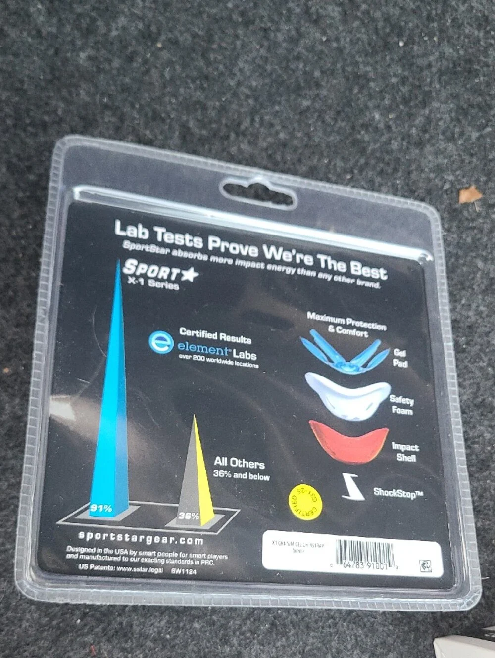 SportStar White Mouthguard - Worn by the Pros